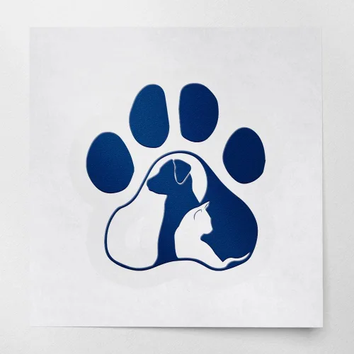 Vista 13 de Adhesivos adhesivos de pata de perro y gato 2 (azul celeste) (juego de 2) calcomanías de vinilo impermeables de alta calidad para laptop, teléfono