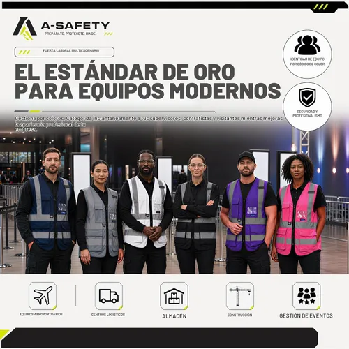 Vista 5 de XS Chaleco de seguridad negro para mujer XS