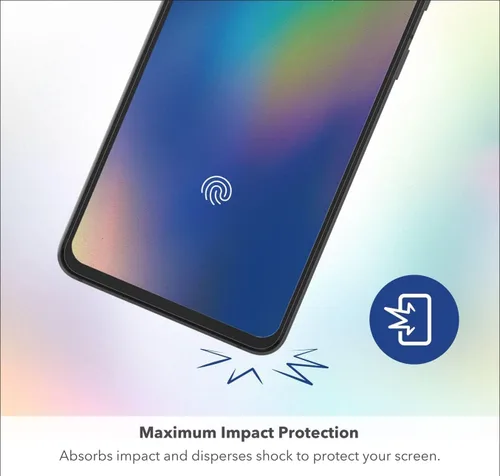 Vista 2 de ZAGG Max Protection - Protector de pantalla HD para Apple iPhone 14 Pro, protector de pantalla de vidrio templado, compatible con fundas