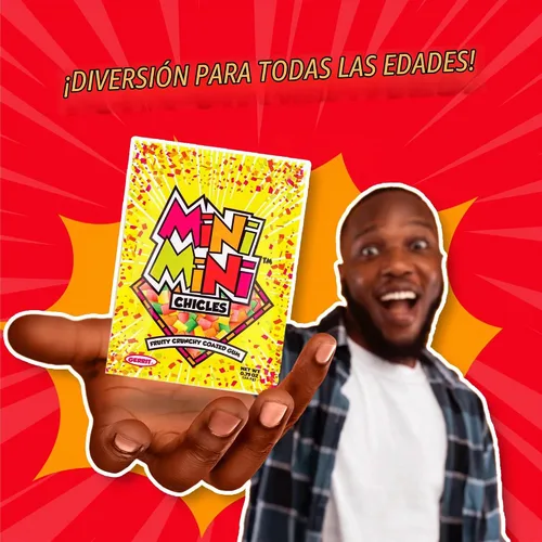 Vista 4 de Gerrit 's Mini Fruit Chicles chicles - Bolsas de 0.79 onzas - Caja de exhibición de 20