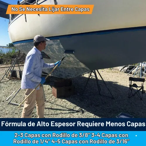 Vista 6 de TotalBoat TotalProtect Sistema de revestimiento barrera epoxy (Gris, Quart) 2-Part Epoxy System Prevents Fiberglass Blisters & Metal Corrosion