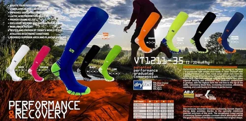 Vista 11 de Calcetines de compresión graduados Vitalsox Silver Drystat (paquete de 2)