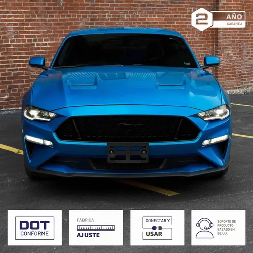 Vista 4 de Form Lighting – Faros delanteros secuenciales LED compatibles con Ford Mustang 2018-2023 (par)