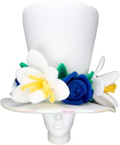 Vista 93 de Foam Party Hats: Feathers Princess Crown – Handmade Fancy Feather Crown for Weddings, Parties & Costumes