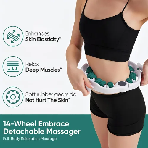 Vista 2 de Herramienta de masaje de celulitis para piernas, masajeador en forma de anillo que se adapta a las piernas, desmontable en herramientas