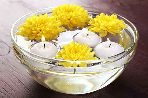 Vista 8 de D'light Online Paquete de velas flotantes pequeñas de 2 pulgadas para eventos, centros de mesa, bodas, spa, decoración del hogar, ocasiones Blanco