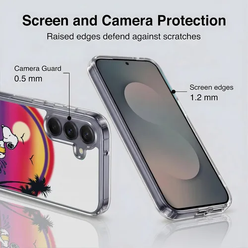 Vista 318 de Head Case Designs Officially Licensed Peanuts Beach Surf Snoopy Boardwalk Airbrush Gel Case [Military Grade Protection] Compatible with Google Pixel