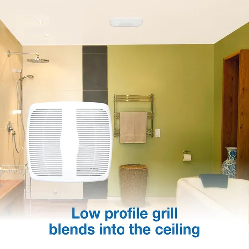Vista 3 de Air King Extractor de baño, blanco AS70