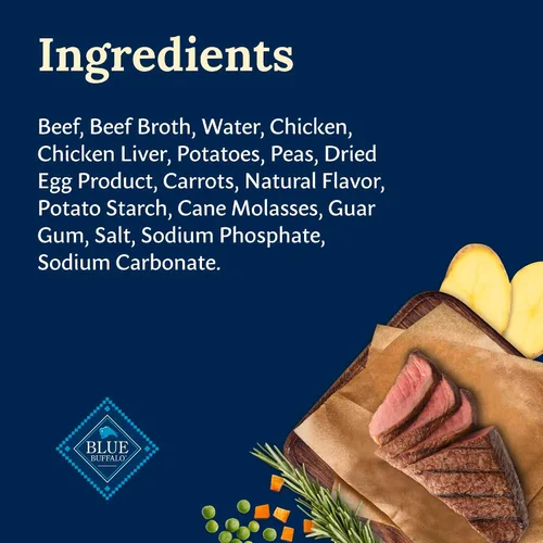 Vista 5 de Blue Buffalo Delectables - Cubrealimentos para perros sin granos de carne