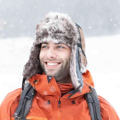 Vista 6 de Comhats Gran XL Trapper Trooper Caza Cálido Oído Solapa Rusia Ushanka Invierno Esquí Clima Frío Bombardero Sombreros para Hombres