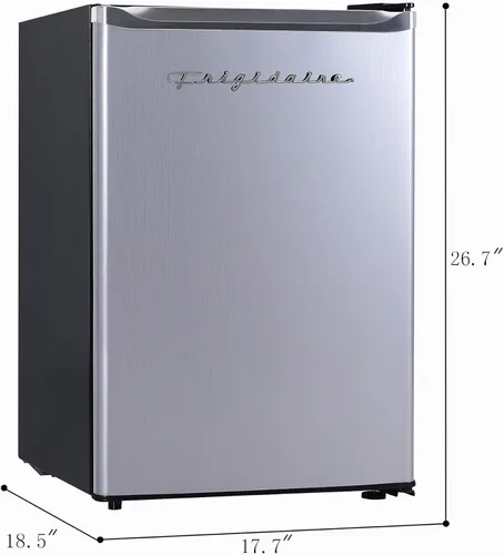 Vista 2 de Frigidaire EFR285-6COM, refrigerador de 2.5 pies cúbicos, puerta de acero inoxidable, serie Platinum