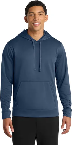Vista 7 de Port & Co Sudadera con capucha Performance Fleece PC590H Carbón vegetal