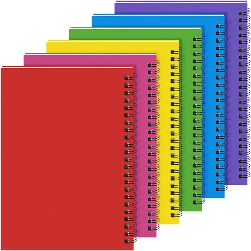 Vista 46 de Yahenda Cuaderno de Espiral al Por Mayor A5 Diario Rayado 8.3'' x 5.5'' Papel de Composición para Escritura Bloc de Notas Pequeño Cuaderno