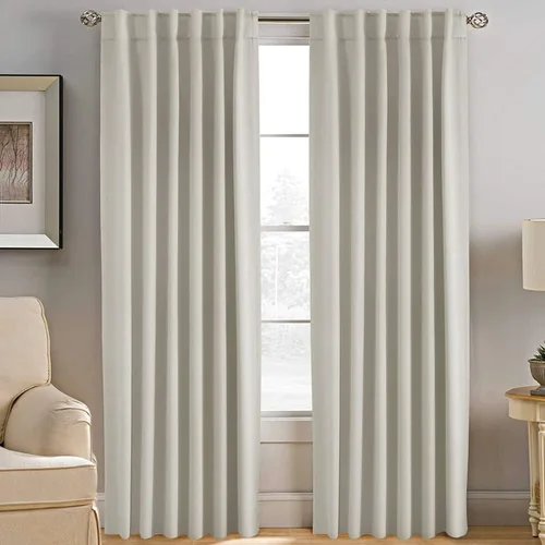 Vista 108 de H.VERSAILTEX Cortinas Opacas con Aislamiento Térmico, Paneles de Tratamiento de Ventanas que Oscurecen la Habitación, Cortinas Opacas para Sala