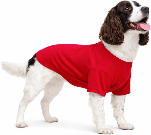 Vista 189 de Lovelonglong 2019 - Ropa para mascotas, Disfraces para Perro, Ropa Camisetas en blanco para Perros Grande Medianos Pequeños 100% Algodón 18