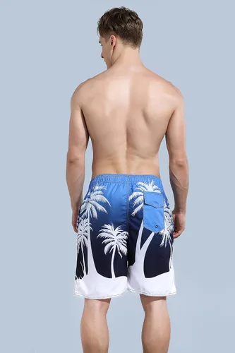 Vista 5 de MILANKERR Traje de baño para hombre, traje de baño para hombre, traje de baño para hombre, traje de baño corto de 9 pulgadas de entrepierna de 20
