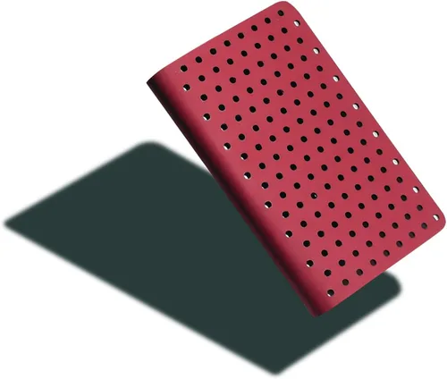 Vista 4 de Classic 360 Air Series, Tamaño: Bolsillo, Color: Rojo, Papel: Puntos, Cuaderno de tapa blanda, diario encuadernado suave, 3.5 "x 5.5 ", 128 hojas