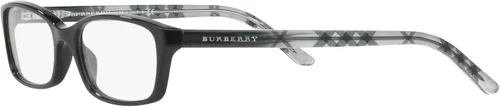 Vista 4 de BURBERRY BE 2073 3164 - Lentes rectangulares de plástico negro de 2.087in, Negro