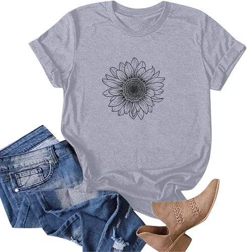 Vista 56 de Camiseta con estampado de animales para mujer, camiseta de libélula divertida, linda camiseta de manga corta, blusa de primavera 2023, camisas