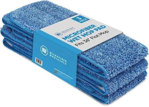 Vista 11 de Microfiber Wholesale Almohadilla de microfibra absorbente de 18 pulgadas, reutilizable, lavable a máquina, repuestos (paquete de 2)
