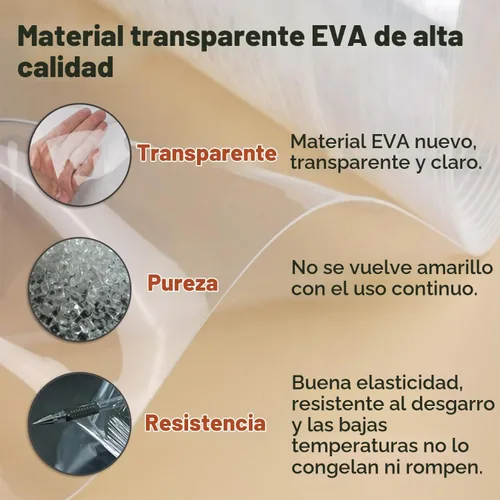 Vista 3 de Funda para carretilla elevadora, protección para todo tipo de clima, ajuste universal para 6000 libras, EVA impermeable, tela plateada