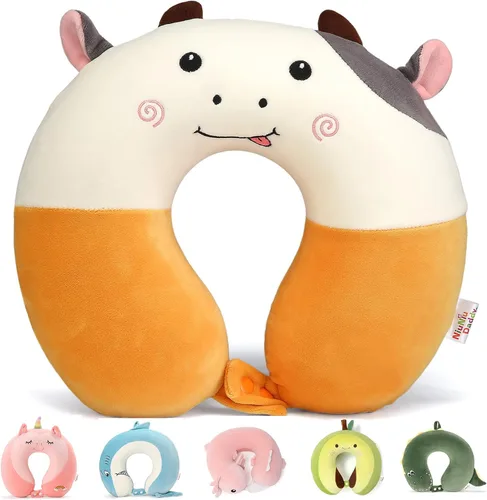 Vista 20 de Almohada de cuello de viaje de espuma viscoelástica para adolescentes y Pingüino