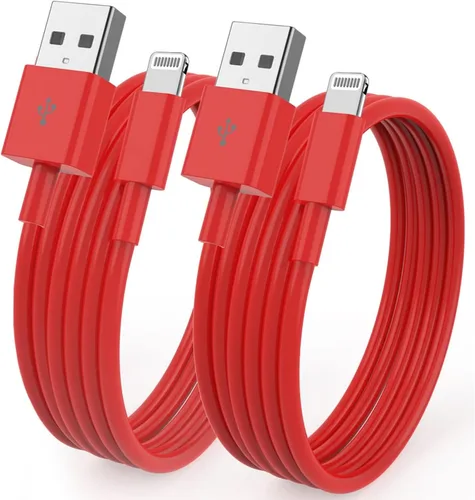 Vista 10 de Paquete de 3 [certificado Apple MFi] Cargador de iPhone de 3 pies, cable Lightning a USB de 3 pies, cable de carga rápida Apple de 3 pies