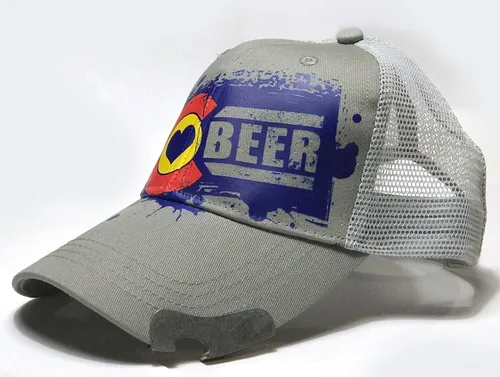 Vista 2 de I Love Colorado Beer Sombrero de camionero con abrebotellas