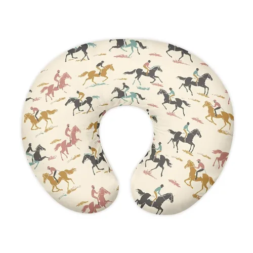 Vista 22 de Funda de almohada de lactancia de alpaca arcoíris para alimentación con biberón, funda de almohada de lactancia transpirable extraíble para bebé