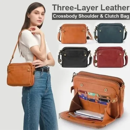 Vista 2 de 2023 - Bolsos cruzados de piel sintética y bolsos de mano, bolsos de hombro de cuero todoterreno, bolso con cartera integrada