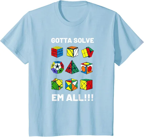 Vista 12 de Camiseta competitiva Puzzle Cube Gotta Solve Em All Speed Cubing