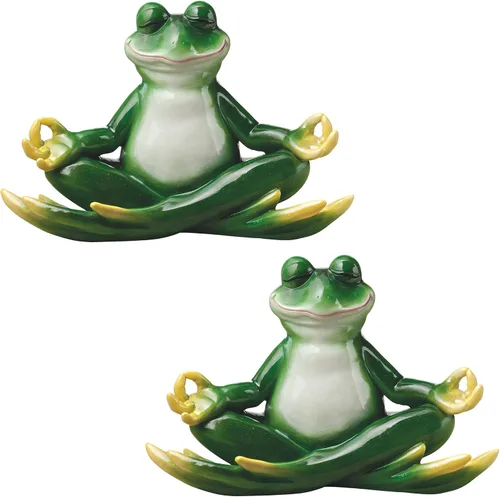 Vista 12 de Adorno navideño de gnomo zen: juego de 3