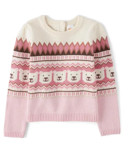 Vista 17 de Gymboree Suéter sin botones de manga larga con cuello redondo para bebés y niños pequeños Negro
