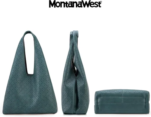 Vista 3 de Montana West Hobo Bags for Women Slouchy Shoulder Purses and Handbags