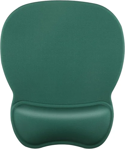 Vista 24 de MROCO - Alfombrilla ergonómica para mouse con reposamuñecas de gel, 9.4 x 8.1 pulgadas, color negro Ergonomic Shape Design for Pain Relief