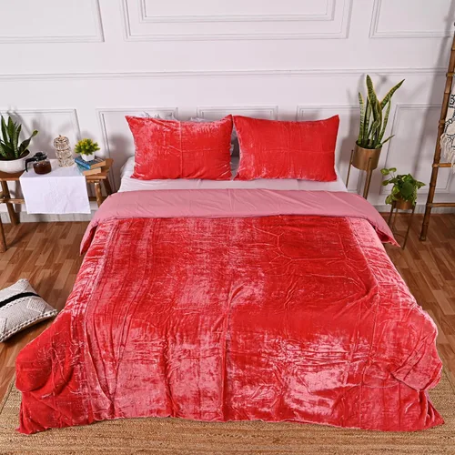 Vista 8 de Funda de edredón de terciopelo sólido ultra-luxe, ropa de cama boho UO, funda de colcha Donna, juego de edredón de 3 piezas, juego de cama de Aqua