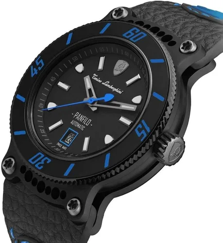 Vista 2 de Tonino Lamborghini Panfilo - Reloj automático azul TLF-T03-4