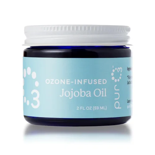 Vista 6 de PurO3 Aceite de ricino ozonizado – Cuidado de la piel puro, natural y orgánico para la cara y el cuerpo – Loción curativa oxigenada, hidratante