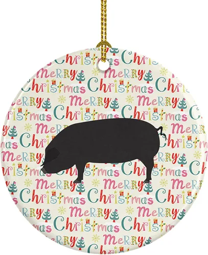 Vista 79 de Caroline's Treasures Adorno de cerámica de avestruz común para árbol de Navidad, decoración colgante para el hogar, Navidad, vacaciones, fiesta