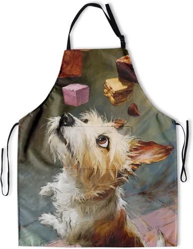 Vista 27 de Delantal con bolsillos, delantales para mujeres y hombres, delantal de cocina para cocinar, jardinería, servidor, camarera, pintura