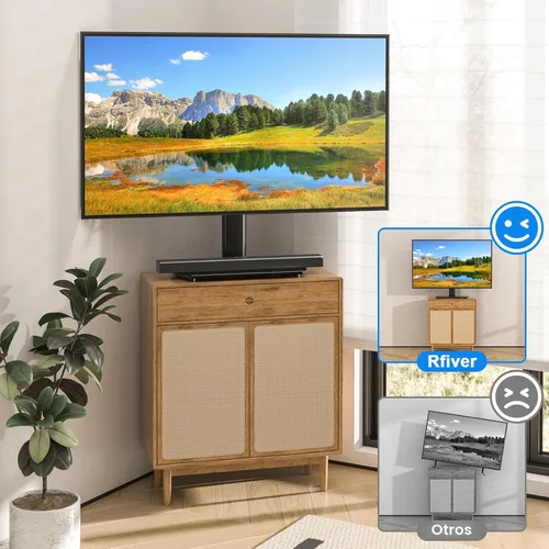 Vista 9 de Rfiver - Soporte universal giratorio para TV con soporte para televisores LCD LED