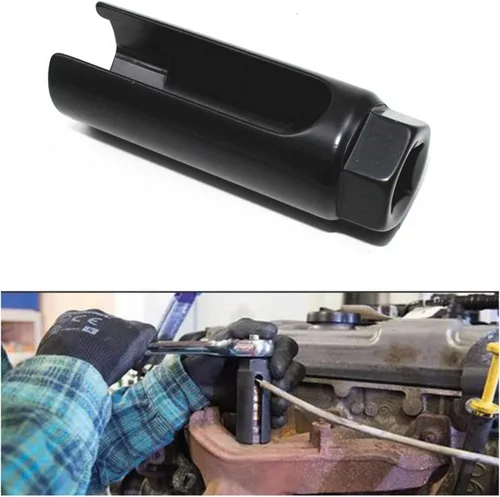 Vista 3 de 1 Pieza Enchufe de Sensor, 7/8 pulgadas (22mm) 6-Puntos, Herramienta de Llave para Remoción de Sensor O2, Universal para la Mayoría de Modelos