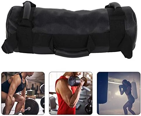 Vista 5 de VGEBY1 Bolsa de arena de levantamiento de pesas, paquete de bolsa de arena de fitness para entrenamiento resistente para mejorar la fuerza