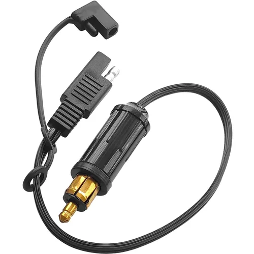 Vista 4 de Conector de enchufe SAE a DIN, adaptador de cable de extensión para motocicleta - 18AWG