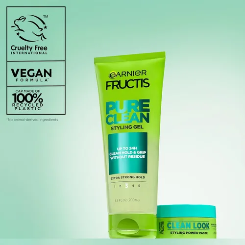 Vista 9 de Gel de peinado Garnier Fructis Style Pure Clean 6.8 fl oz, 1 unidad, (el empaque puede variar)