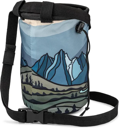 Vista 2 de Oso Supply Co - Bolsa de tiza de lona encerada para adultos y niños, cierre de cordón, cinturón ajustable, entrenamiento en interiores y exteriores