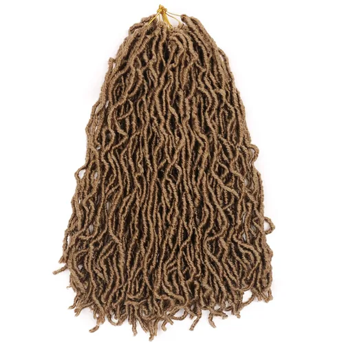 Vista 28 de Extensiones de cabello de ganchillo de 12 pulgadas de pelo sintético de ganchillo 1B, extensiones de cabello de ganchillo suaves