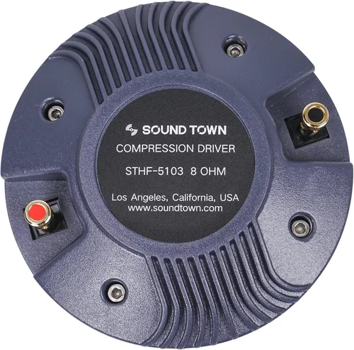 Vista 10 de Sound Town Controlador de compresión de titanio de 1.75 pulgadas y 125 W, controlador de alta frecuencia, tweeter de repuesto para altavoces PA/DJ