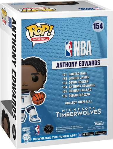 Vista 3 de Funko NBA: Minnesota Timberwolves - Anthony Edwards