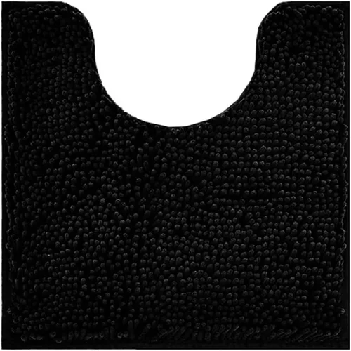 Vista 23 de Reyox Tapete de baño de felpilla, tapetes para inodoro en forma de U, tapete de baño de felpa suave, absorbente y peludo, tapete de contorno